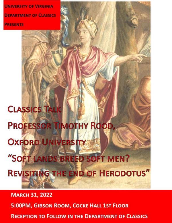 Classics Talk - Timothy Rood Mar 2022