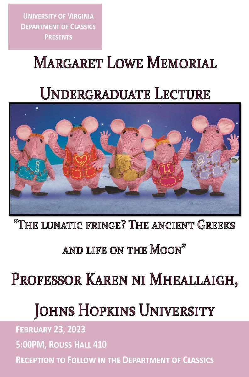 Lowe Lecture - Karen ni Mheallaigh