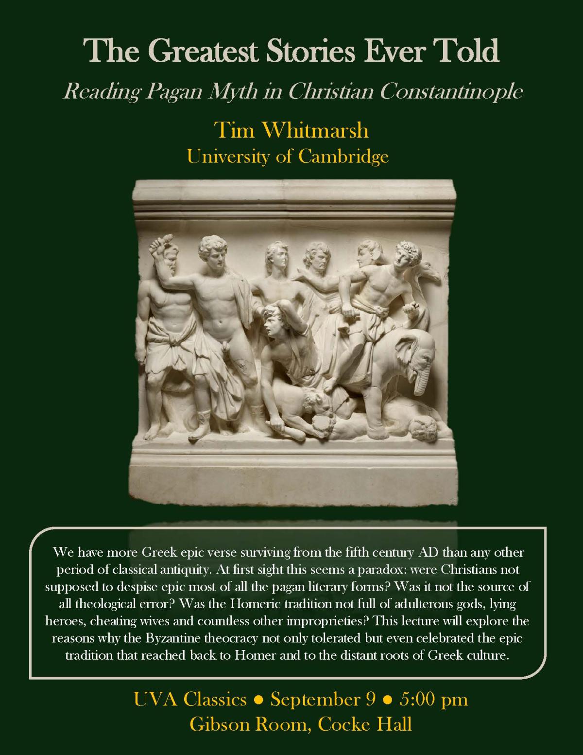 Prof. Tim Whitmarsh - September 9 2025